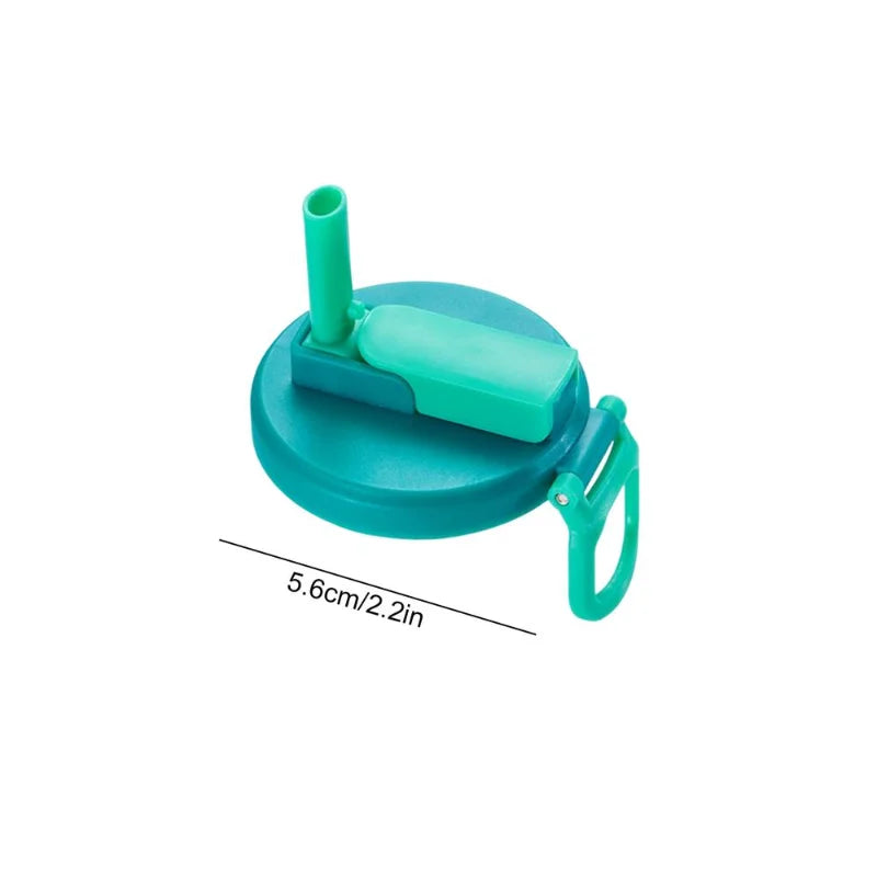 1PCS Soda Can Lid with  Straws Reusable Silicone Lid Cover Portable Canned Beverages Juice Beer Straw Cap for Home Picnic